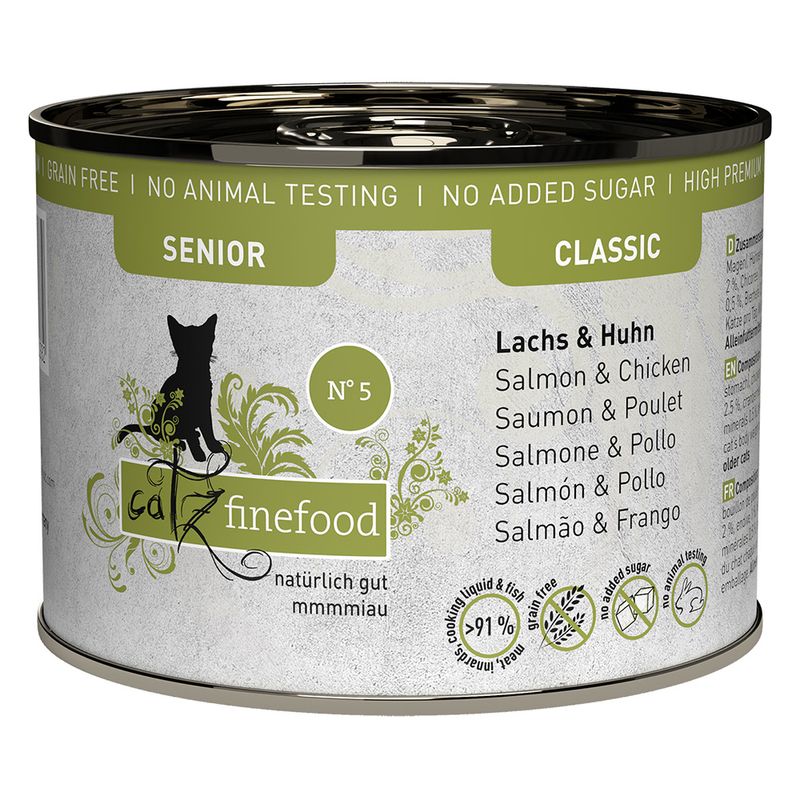 Sparpaket catz finefood Senior 24 x 200 g zu TOP-Preisen | bitiba