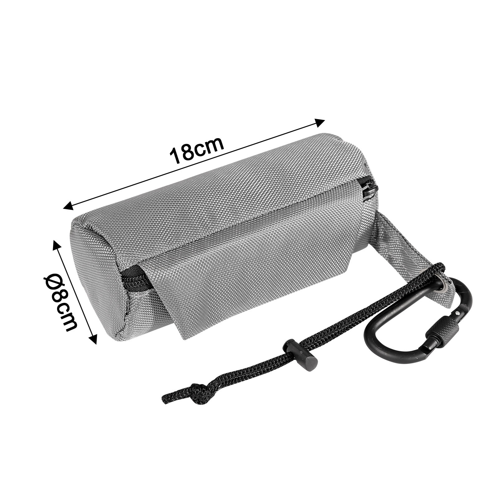 Lionto Snackbeutel Lionto Futterbeutel für Hunde, Trainingsdummy grau