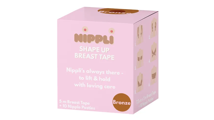 NIPPLI Shape Up Breast Tape Bronze 5 m