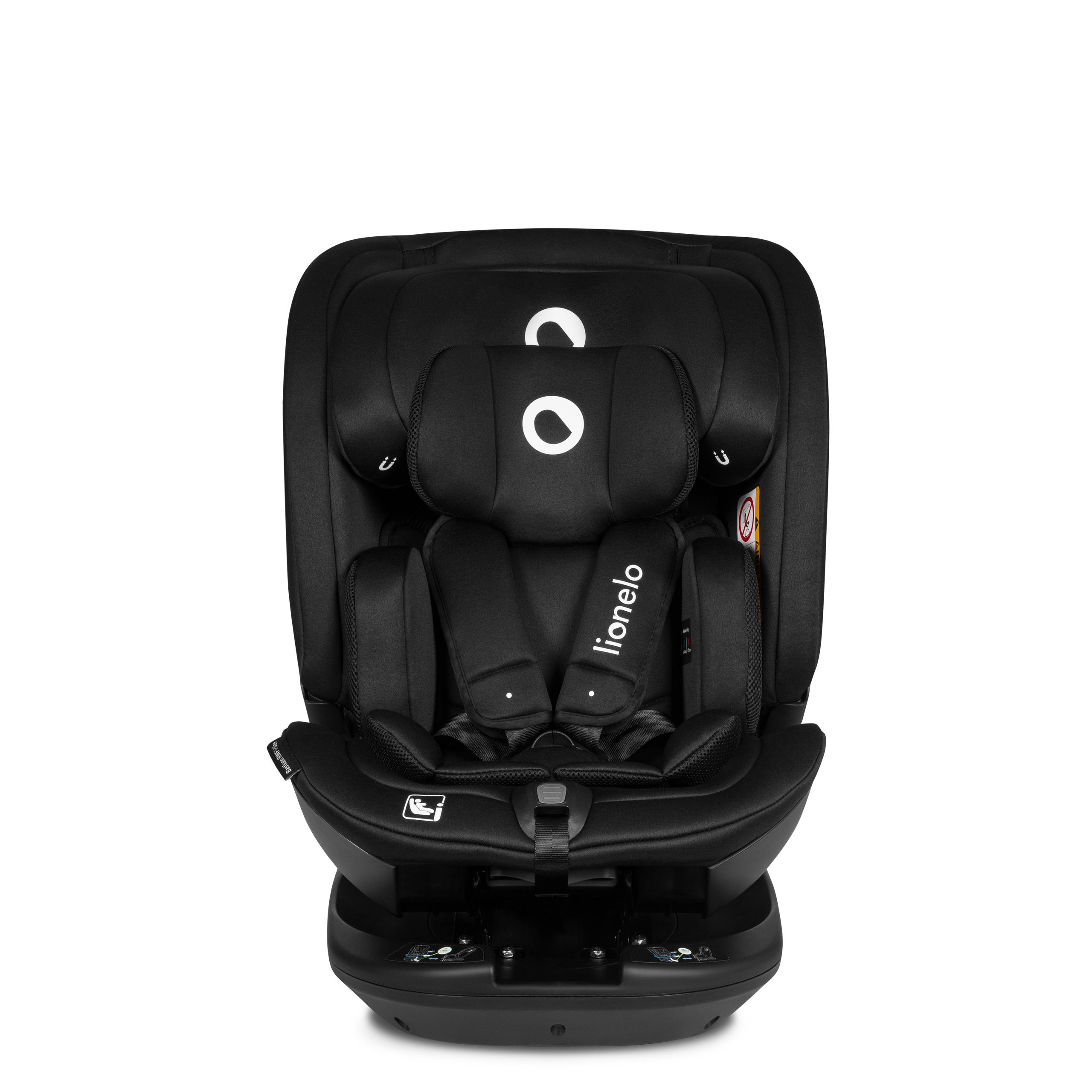 lionelo Autokindersitz Bastiaan RWF i-Size, ab: ab 0, bis: bis 150 cm (36kg), ab: 0,00 kg, bis: 36,00 kg, (Set), 4 Sitze in 1/360' drehbare Basis / ISOFIX / Top-Tether