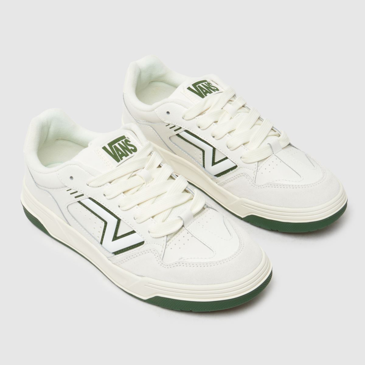 Vans – Upland – Vitt flerfärgade sneakers