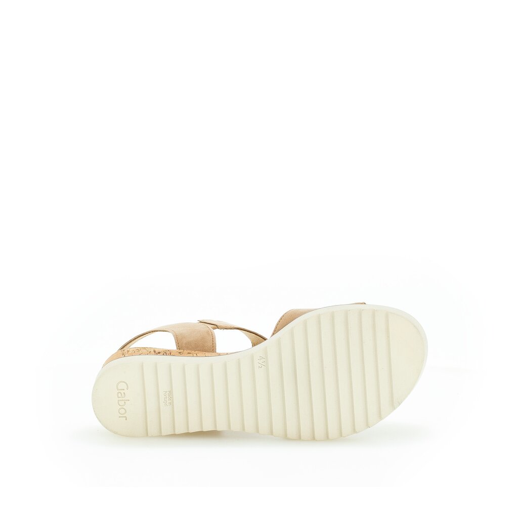 Gabor comfort Keilsandalette beige