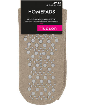 Hudson, Stoppersocks, Wolle, taupe