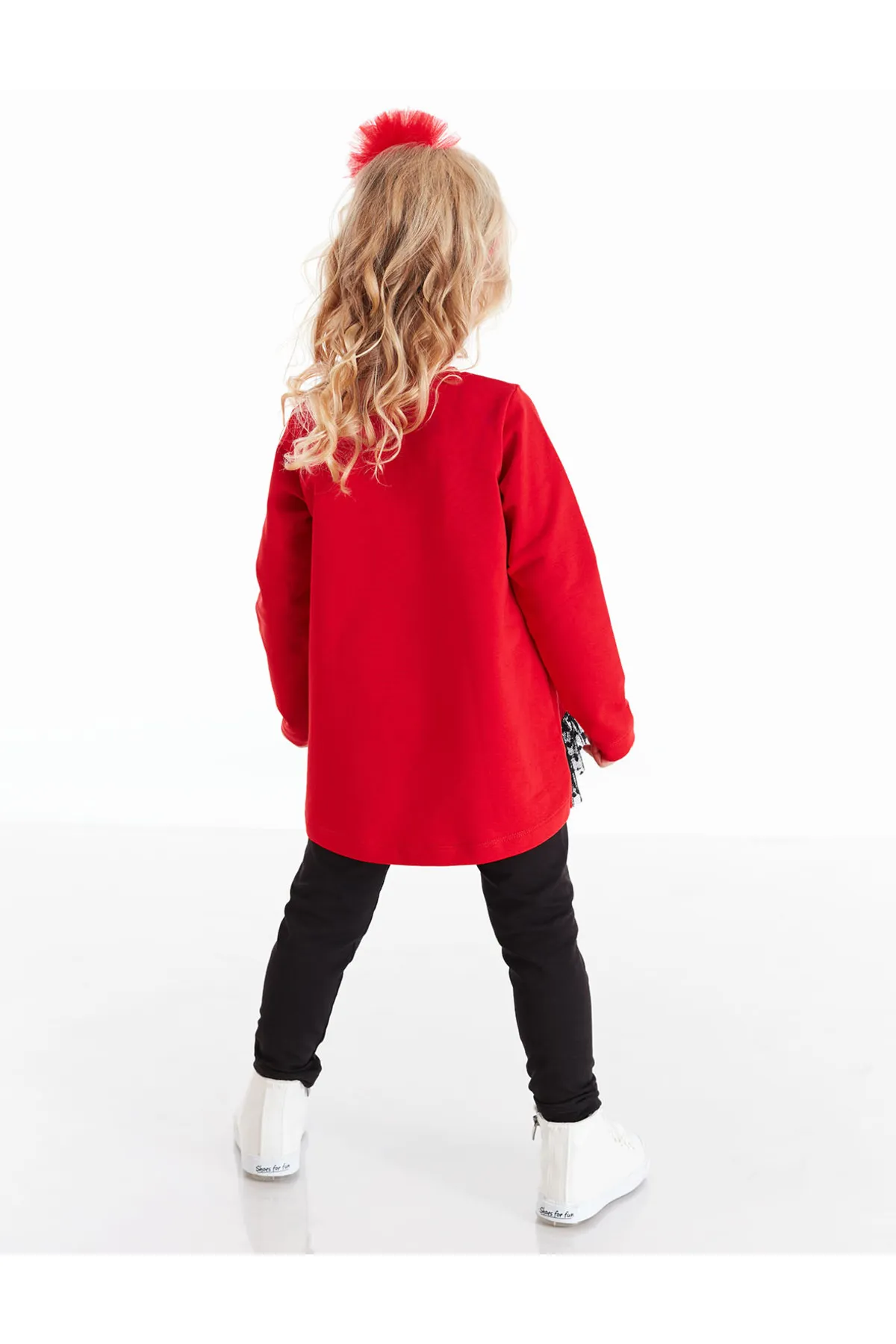 Denokids  Pinguin-Tunika-Strumpfhosen-Set aus Spitze für Mädchen