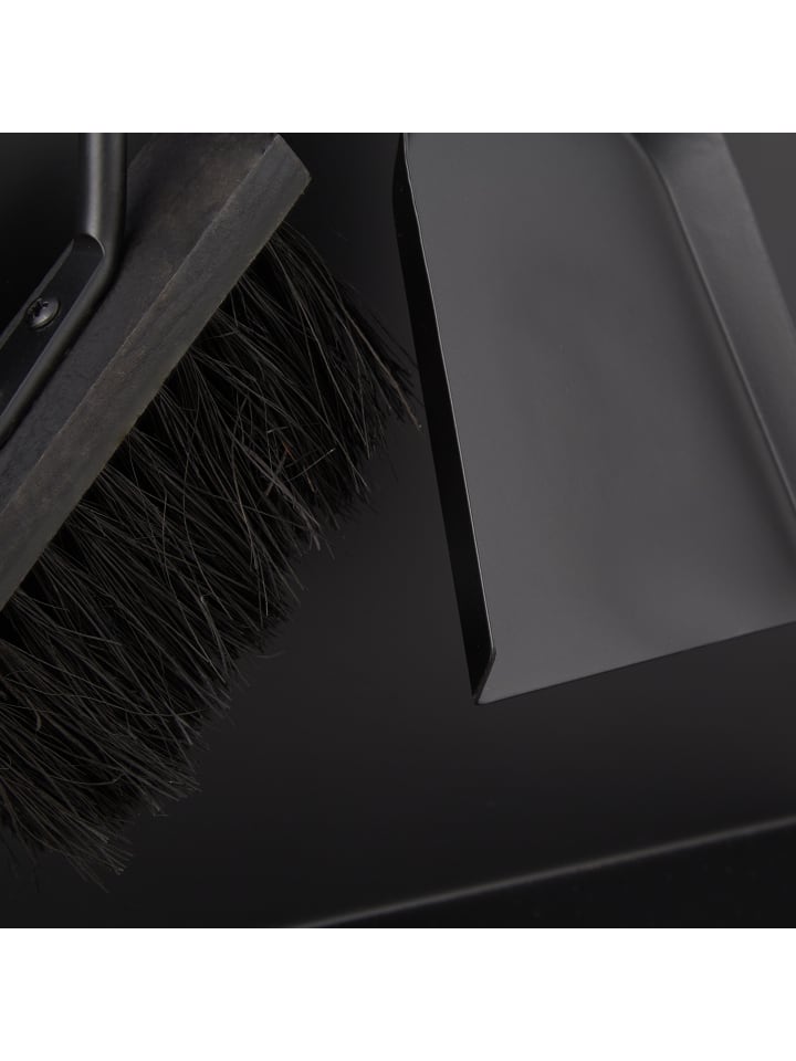 relaxdays 4 teiliges Kaminbesteck in Schwarz günstig kaufen onesize