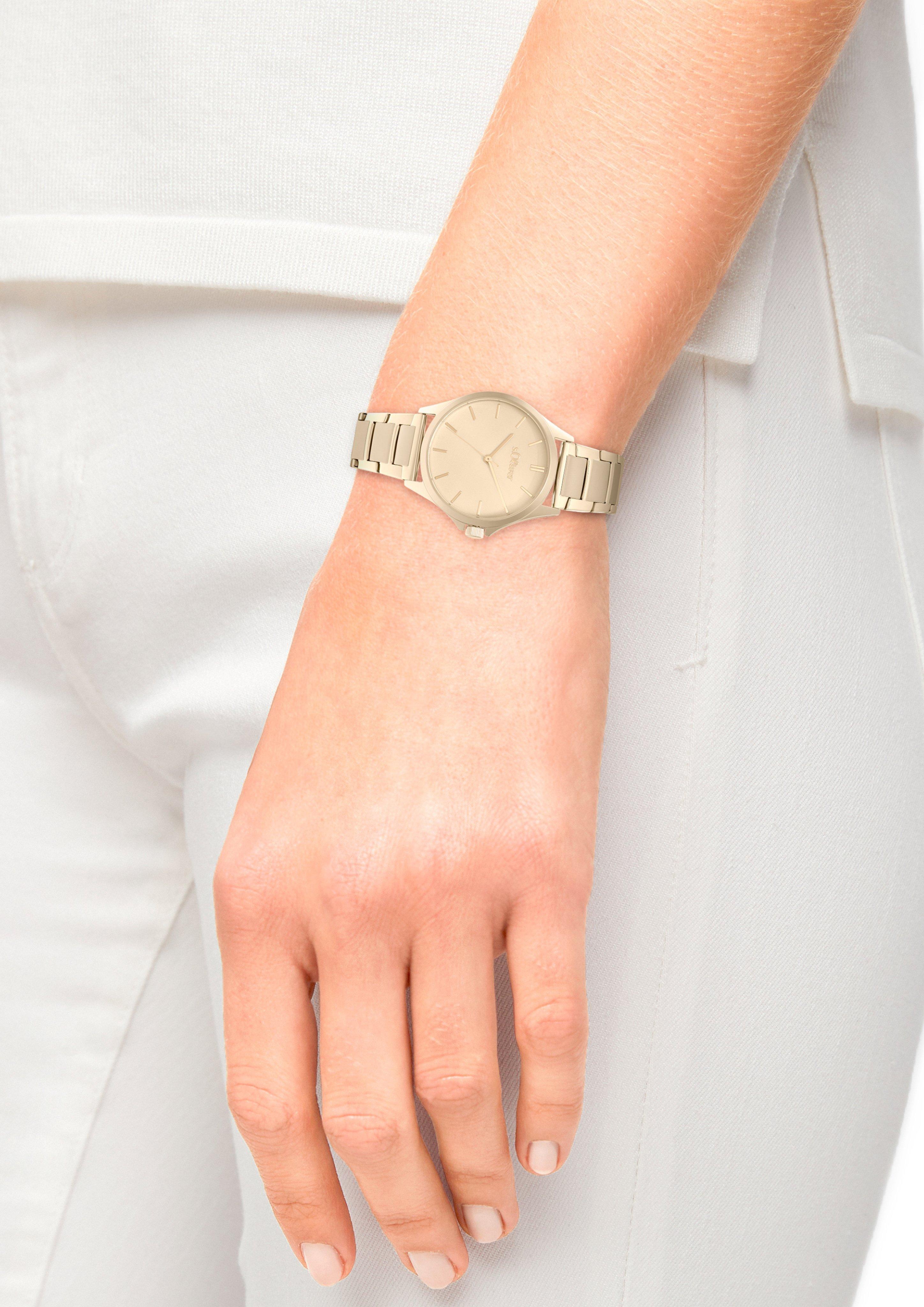 Armbanduhr mit Metallband  6009010-19B0