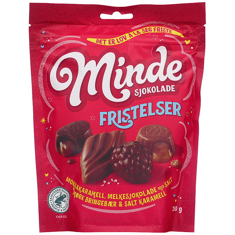 Minde Minde fristelser 250 g, rød