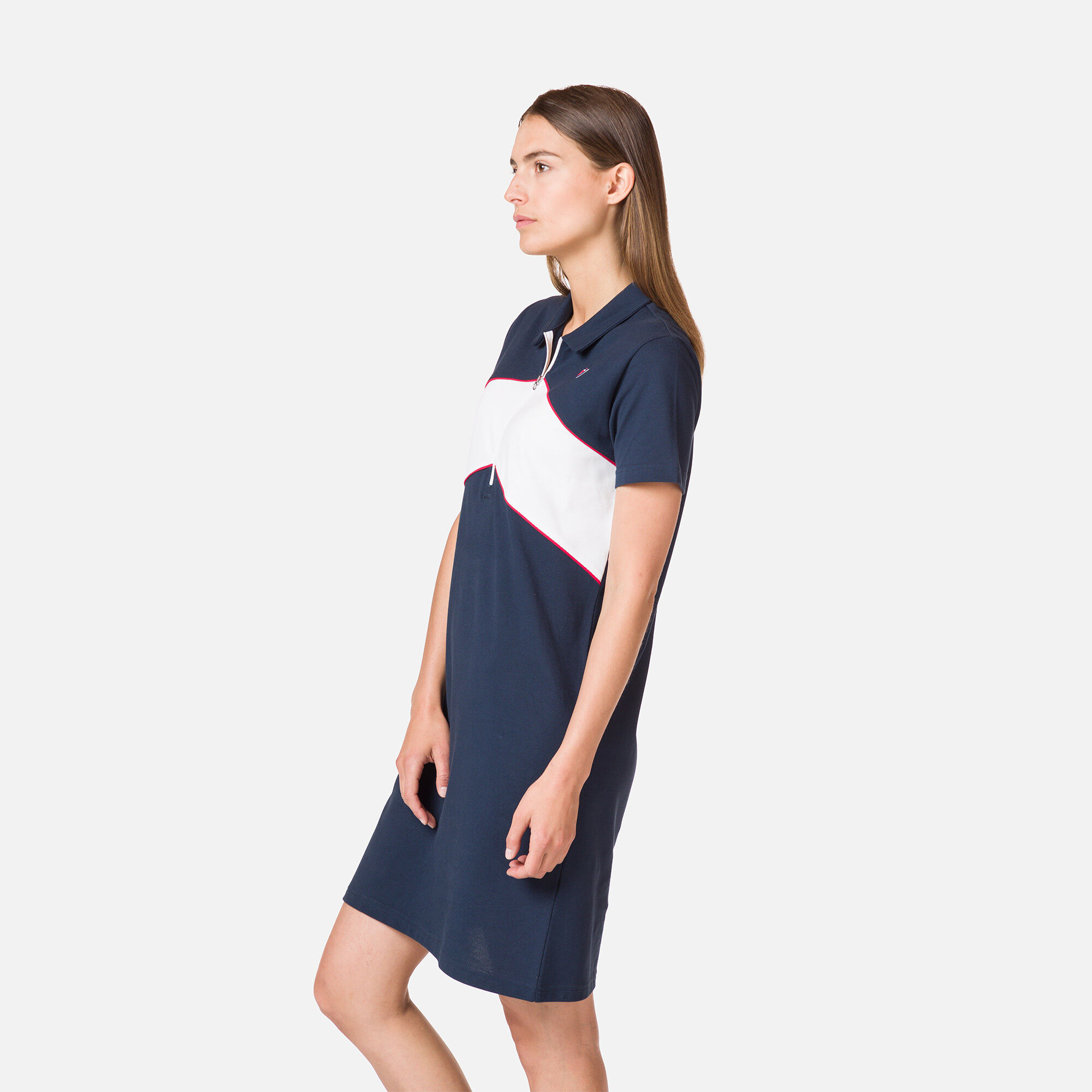 Robe polo femme en coupe ample
