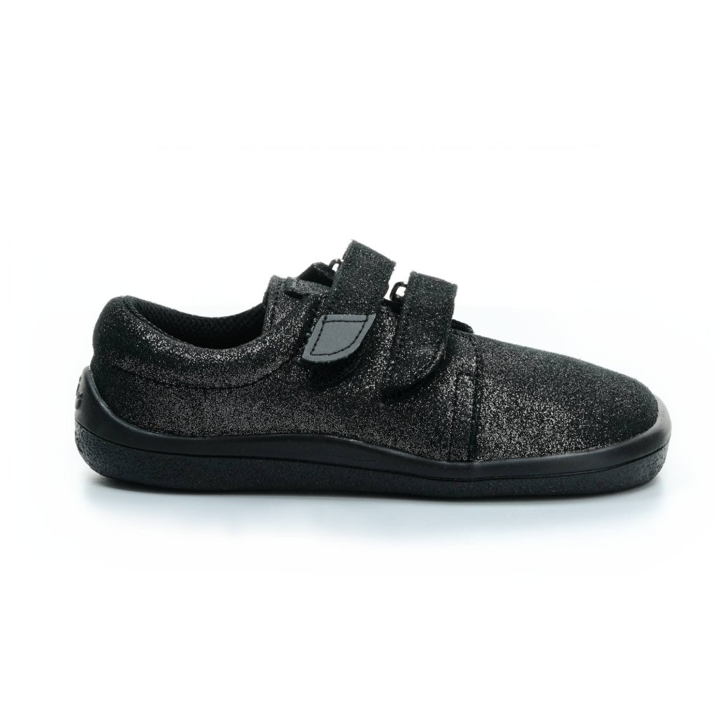 Beda Schwarz Glanz Barfuß-Halbschuhe (BF 0001/W/low)