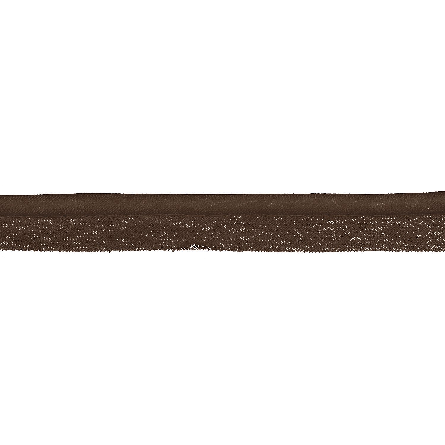 buttinette Baumwoll-Paspelband, dunkelbraun, 4 mm Ø, 5 m