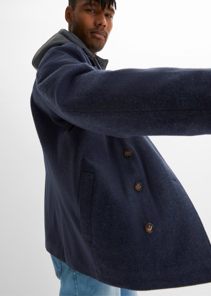Winter-Cabanjacke 2 in 1 Optik