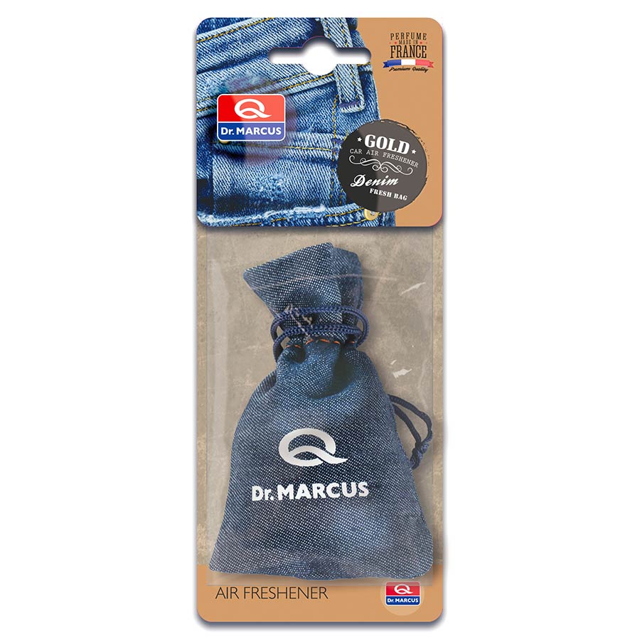 Dr. MARCUS Lufterfrischer Fresh Bag Denim "Gold", 1 Stück - ATU