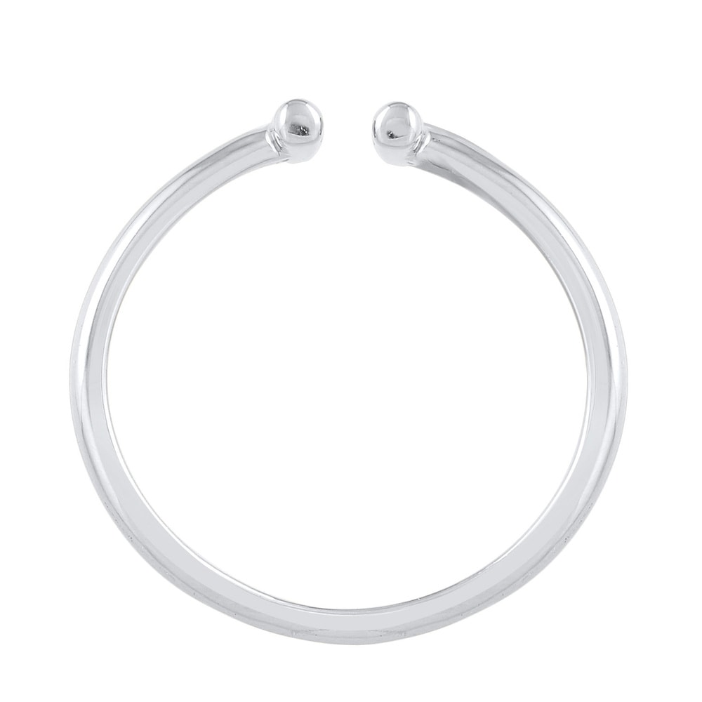 Elli Elli Bague Femmes Géo Bâton Tendance Ouvert en Argent Sterling 925 Bague