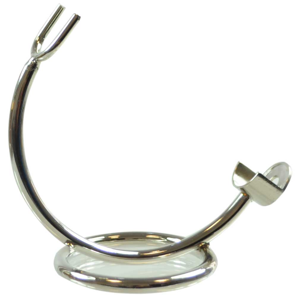 Golddachs Rasiermesser-Ablage, silber