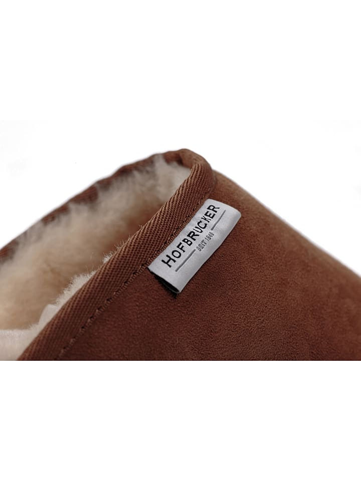 Hofbrucker Leder-Hausschuhe 