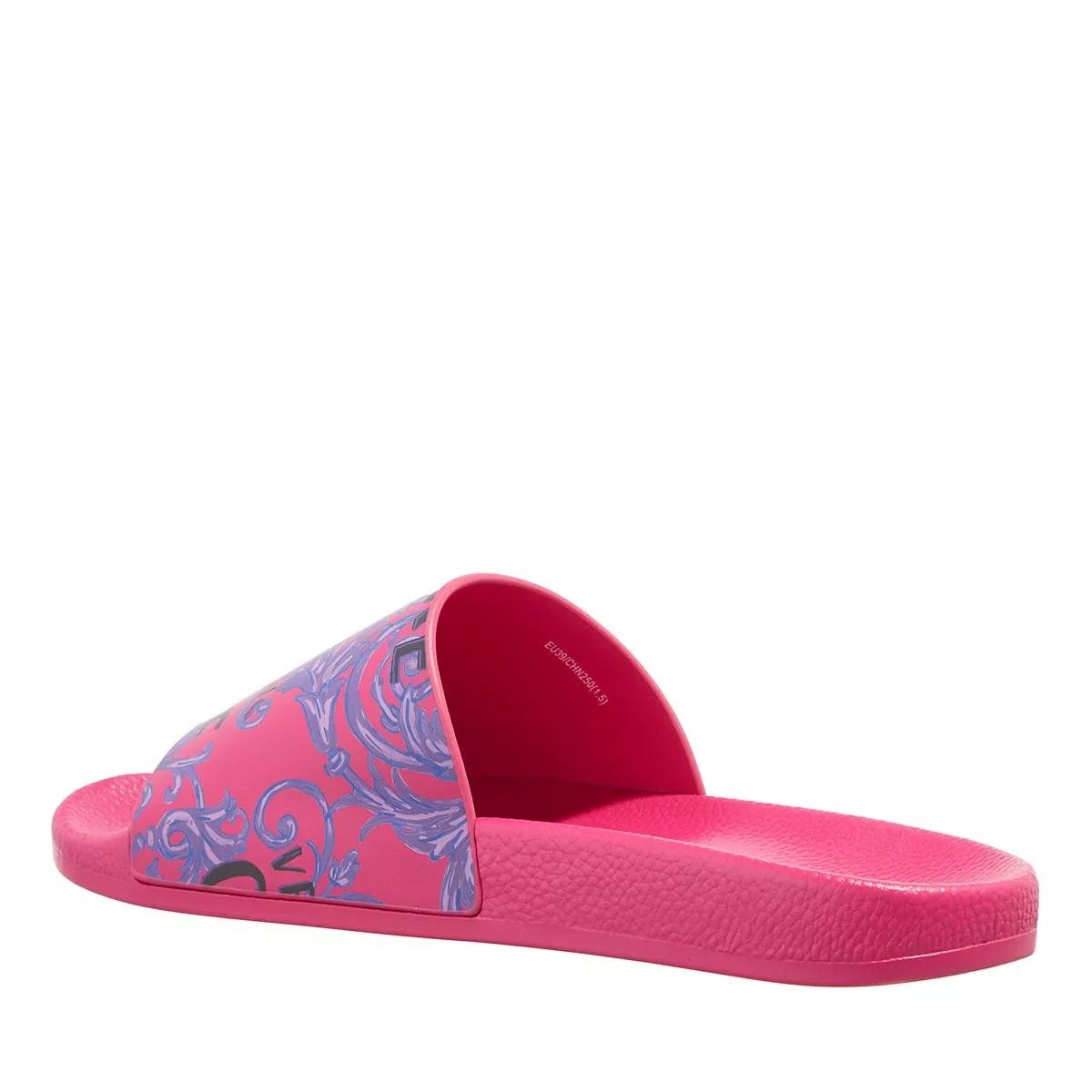VERSACE Pantoletten lila/pink Slide