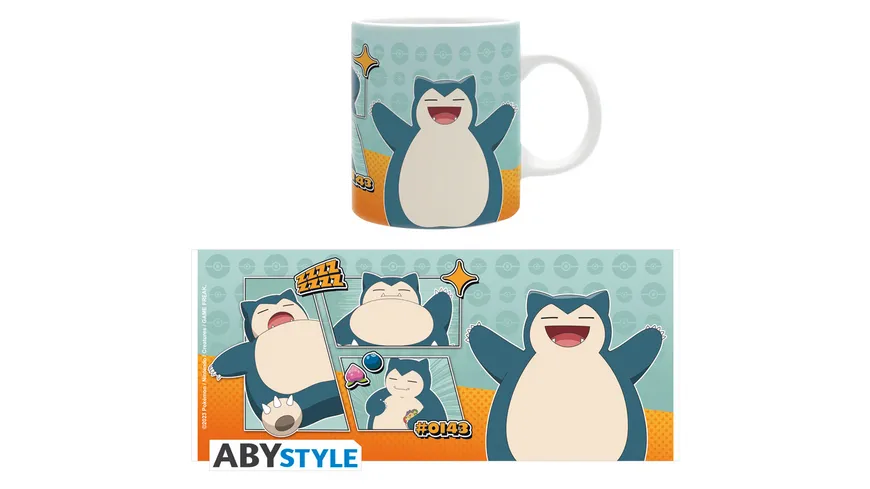 POKEMON - Tasse - 320 ml - Snorlax Comic Strip