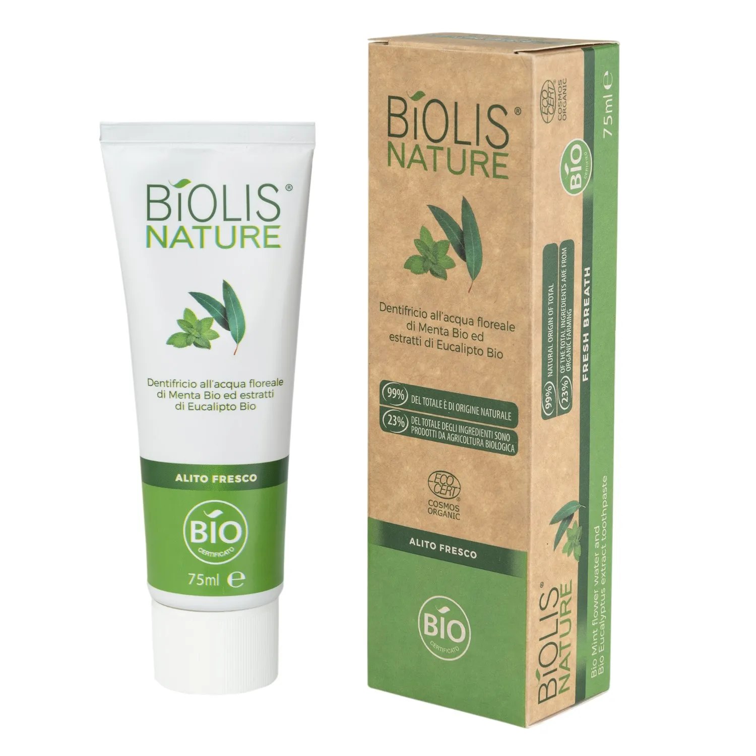 Bio zubní pasta pro svěží dech 75ml