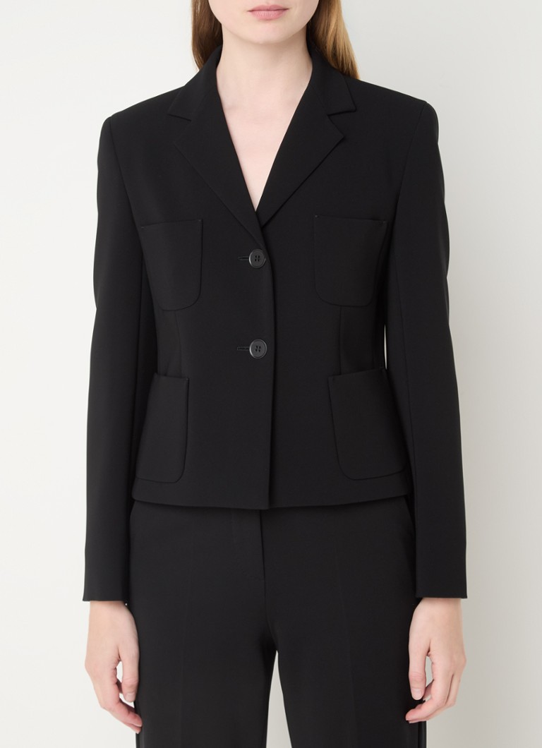 MaxMara Alpino -bleiseri olkatoppauksilla ja paikkataskuilla