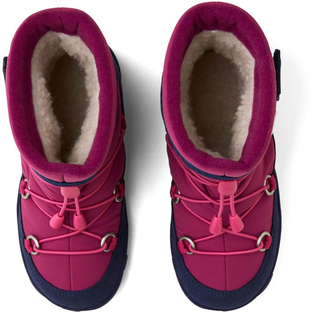 Affenzahn Schneestiefel Vegan Snowy Flamingo Pink Winterbarfußschuhe