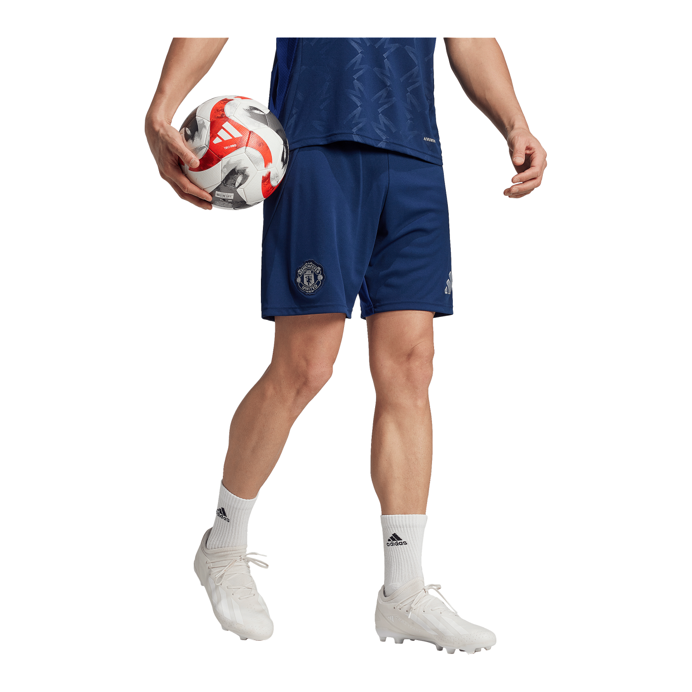 adidas Manchester United Short Away 2024/2025 Blau