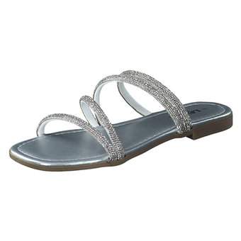 Leone Pantolette in silber