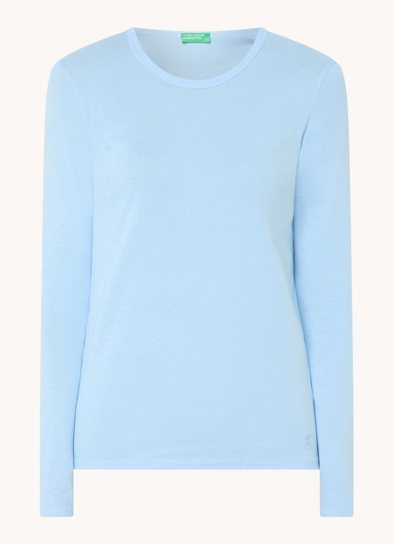 Benetton long-sleeved shirt with round neck