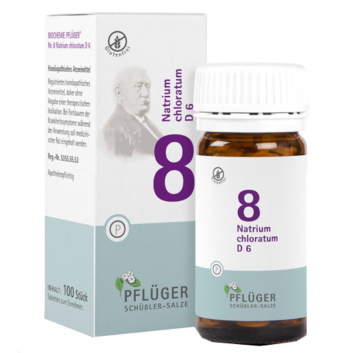 BIOCHEMIE Pflüger 8 Natrium chloratum D 6 Tabl.  100 St  Tabletten