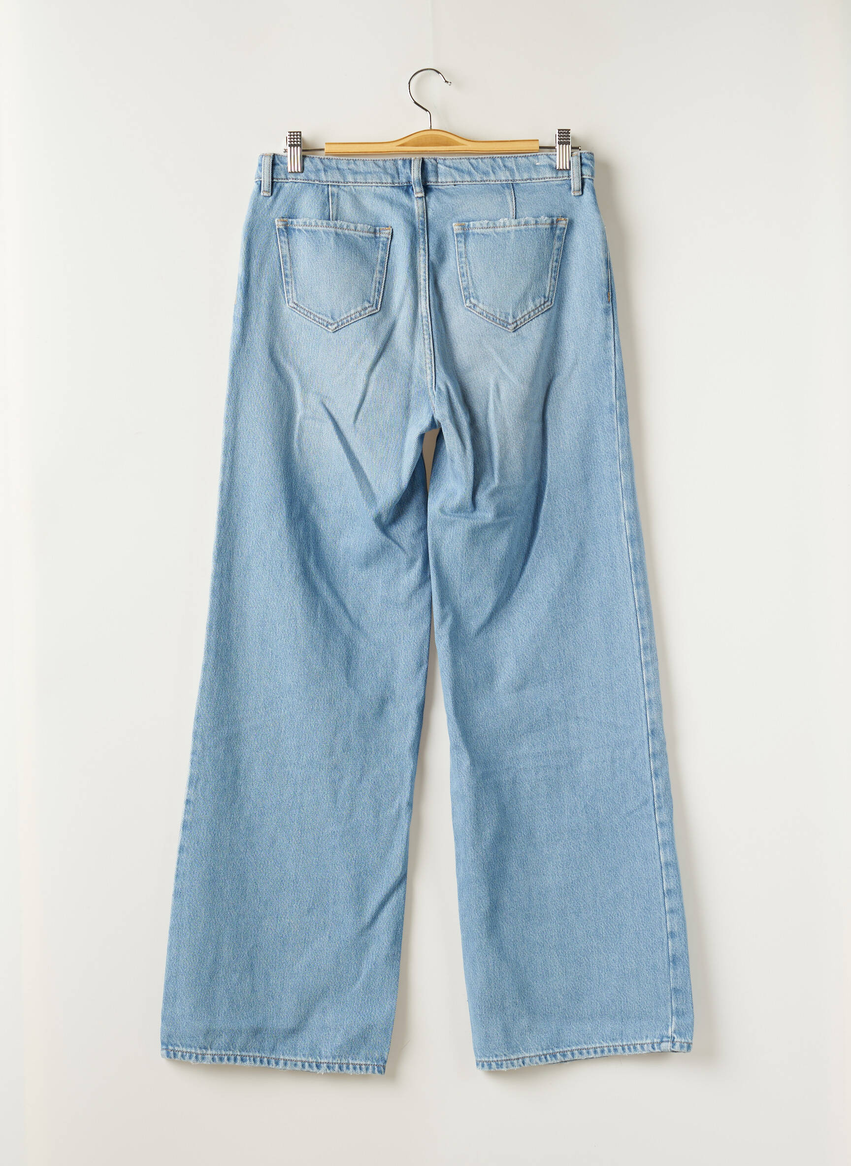 Maison 123 Jeans Coupe Large Femme couleur bleu