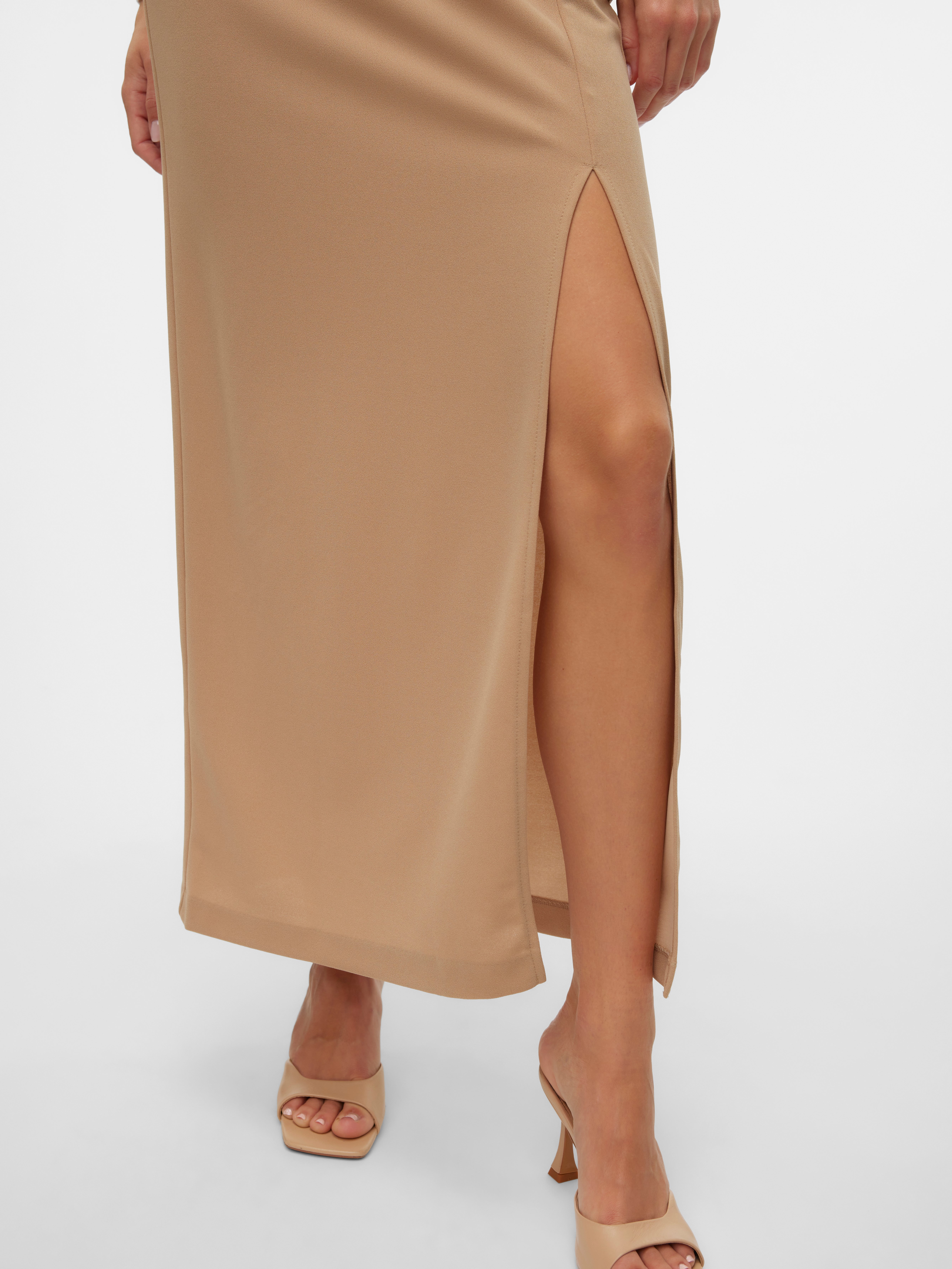 VMLIVA Hohe Taille Langer Rock