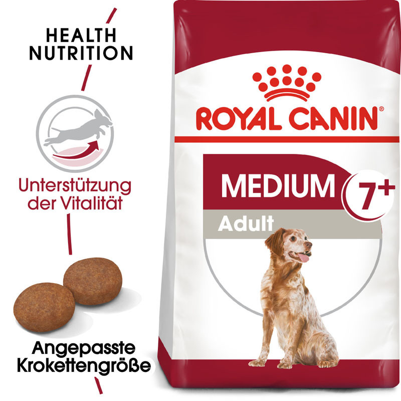 ROYAL CANIN Hundetrockenfutter ROYAL CANIN Medium Adult 7+ 15 kg