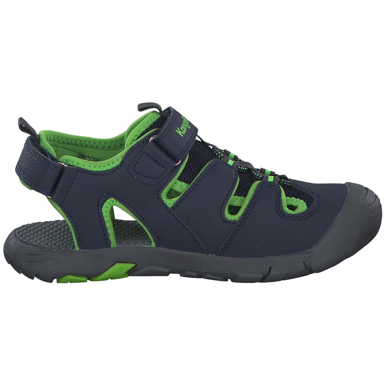 KangaROOS K-Trek 18731, Sandaletten, Kinder, blau/grün
