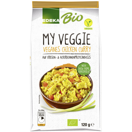 EDEKA Bio My Veggie Veganes Chicken Curry 120G