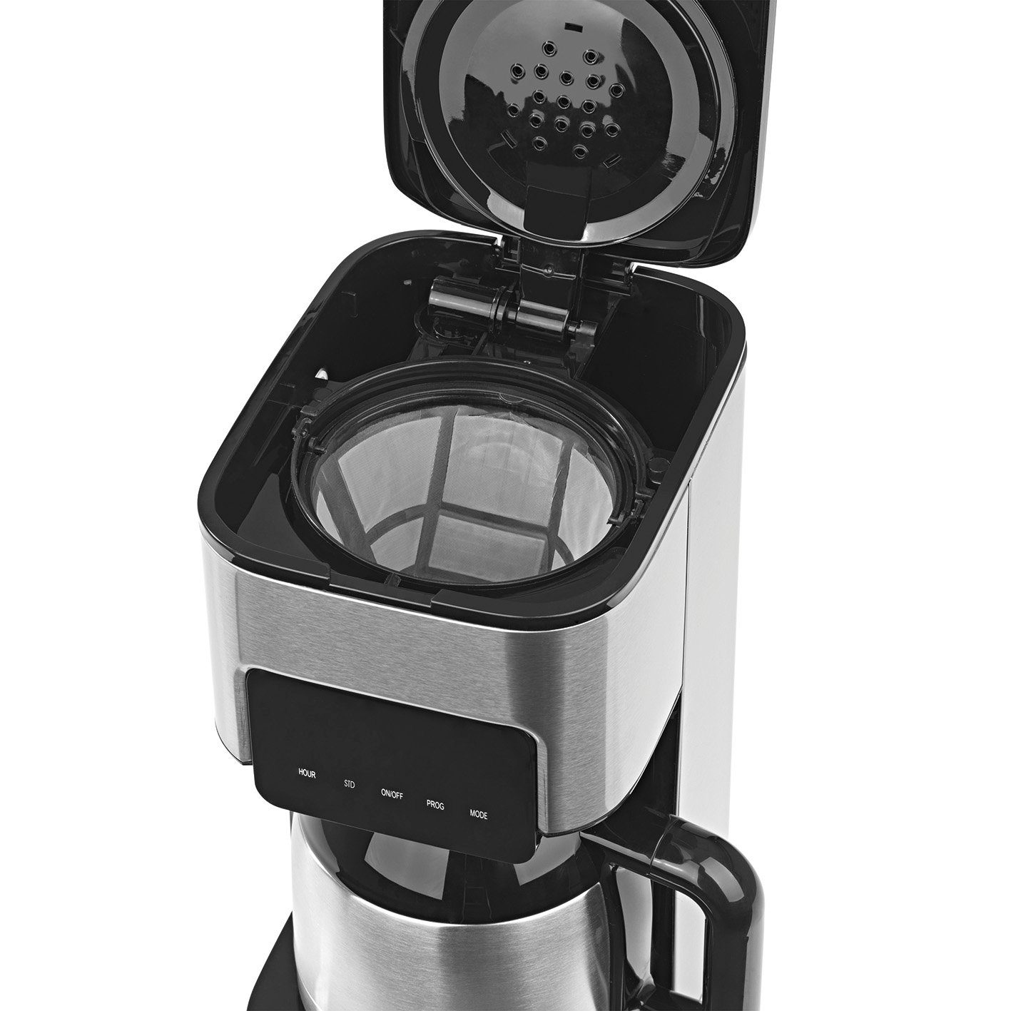BEEM Filterkaffeemaschine FRESH-AROMA-TOUCH inkl. Thermokanne, 1l Kaffeekanne, 10 Tassen Timer Isolierkanne Permanentfilter