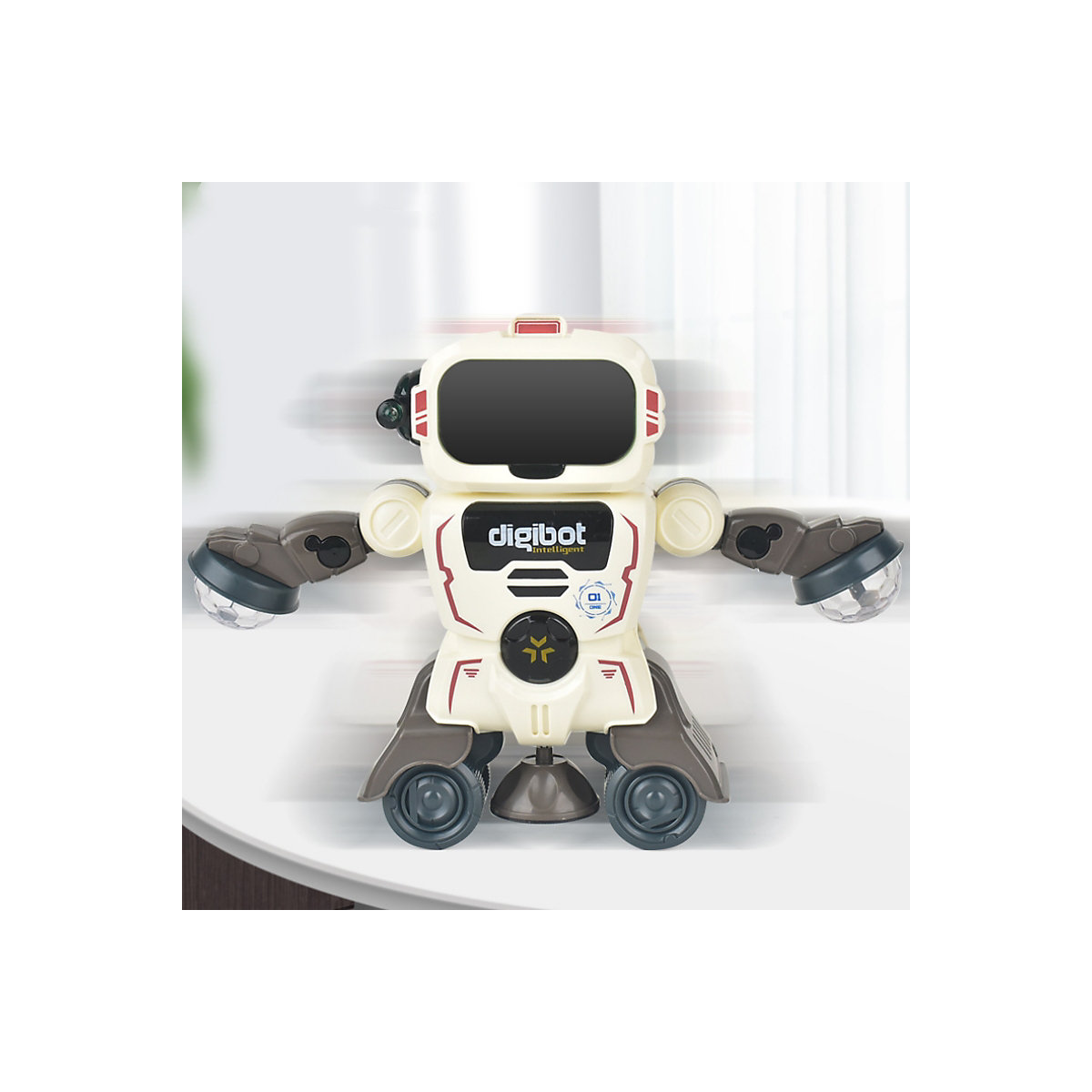Elektrischer Roboter Ton und Licht Musik Roboterspielzeug Intelligente elektrische Roboterspielzeuge Lernspiele