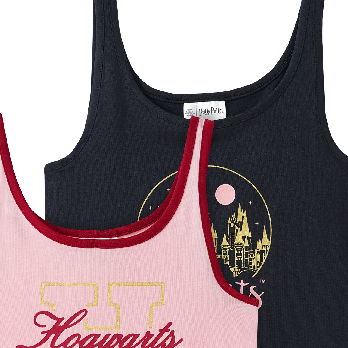 2 Harry Potter Unterhemden mit Print