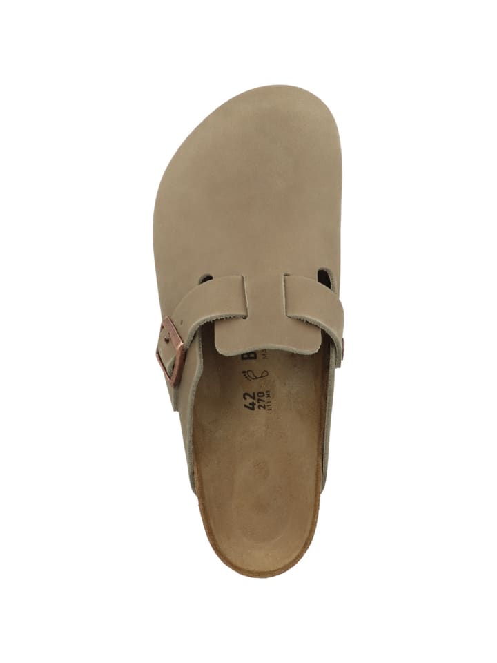 Birkenstock Clogs Boston Geöltes Nubukleder normal in braun günstig kaufen 45