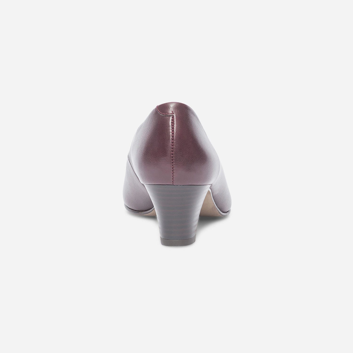 Escarpin ERAM FLEX bordeaux en cuir