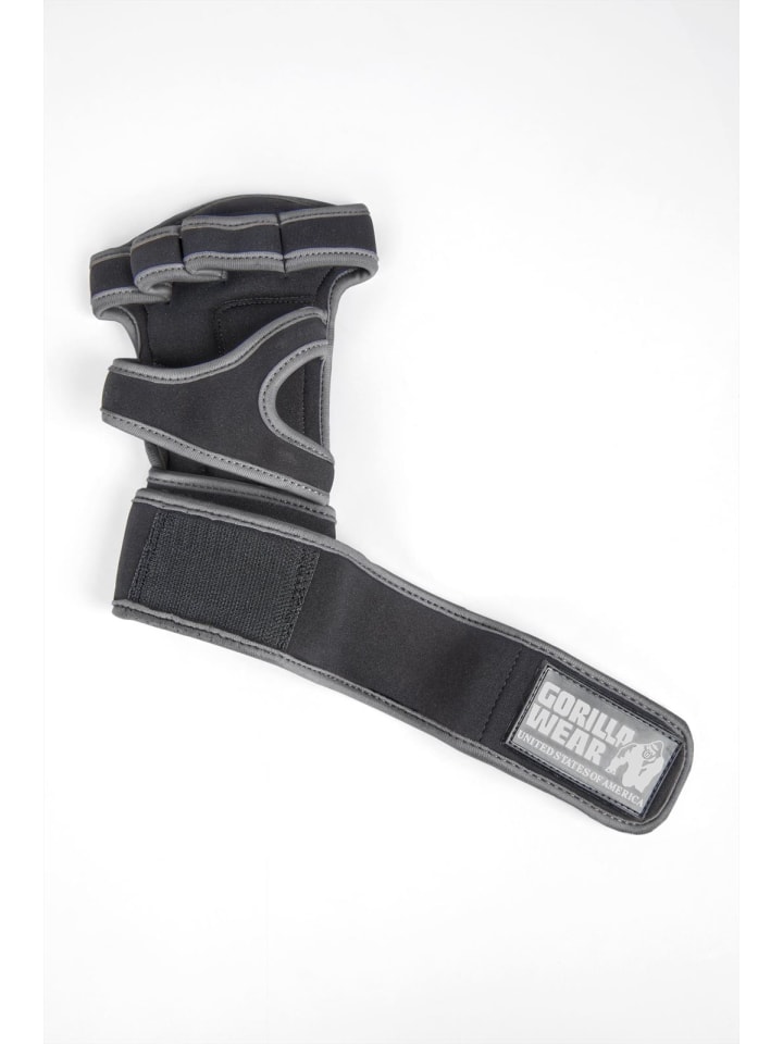 Gorilla Wear Trainingshandschuhe zum Gewichtheben - Yuma - Schwarz/Grau günstig kaufen