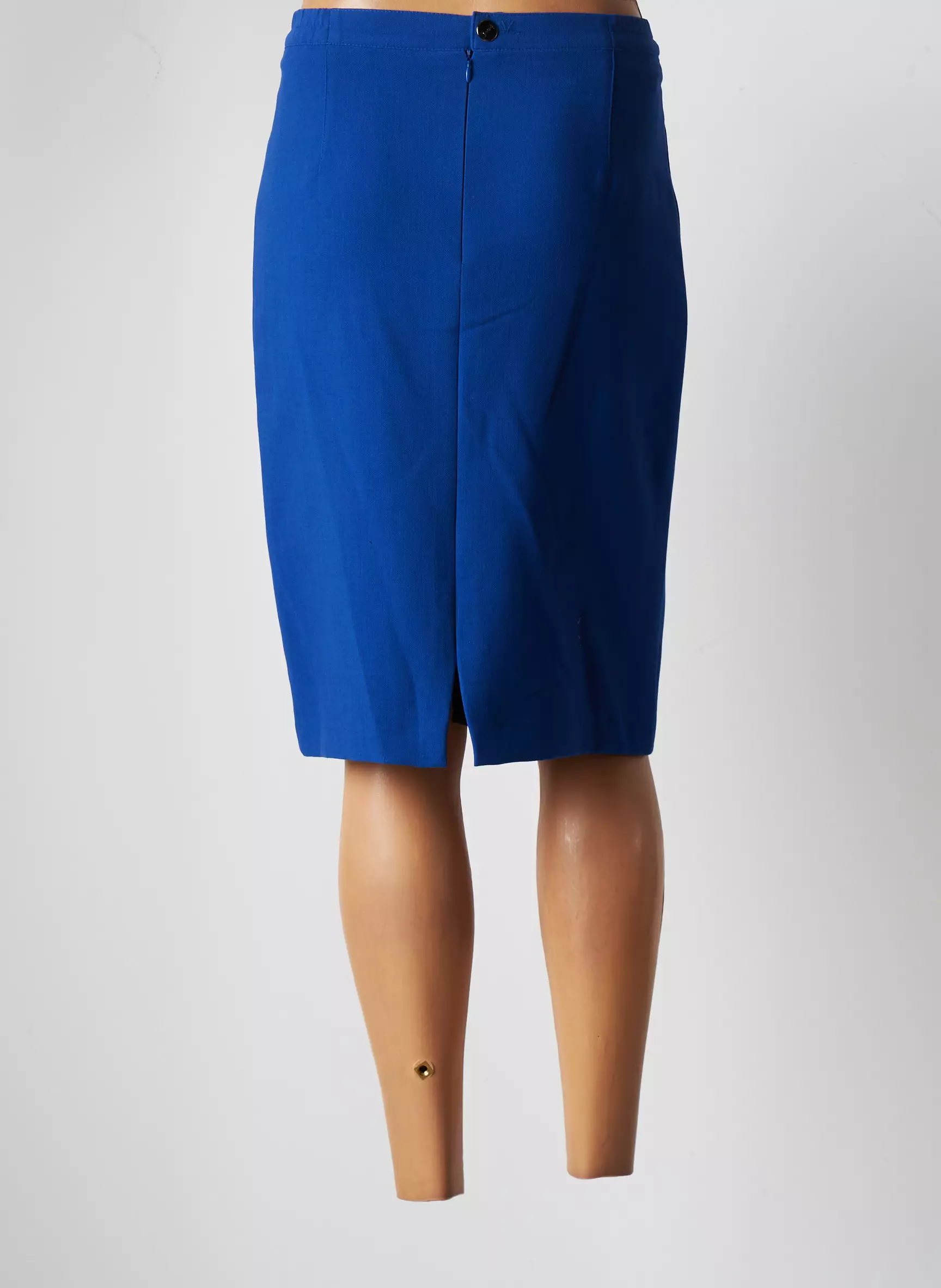 Jumfil Jupes Mi Longues Femme couleur bleu