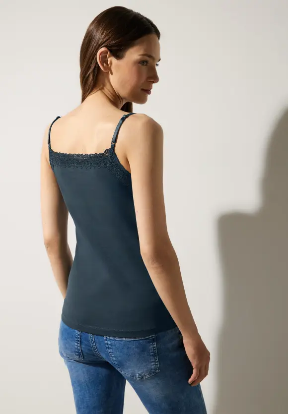 Street One Top mit Spitzendetail