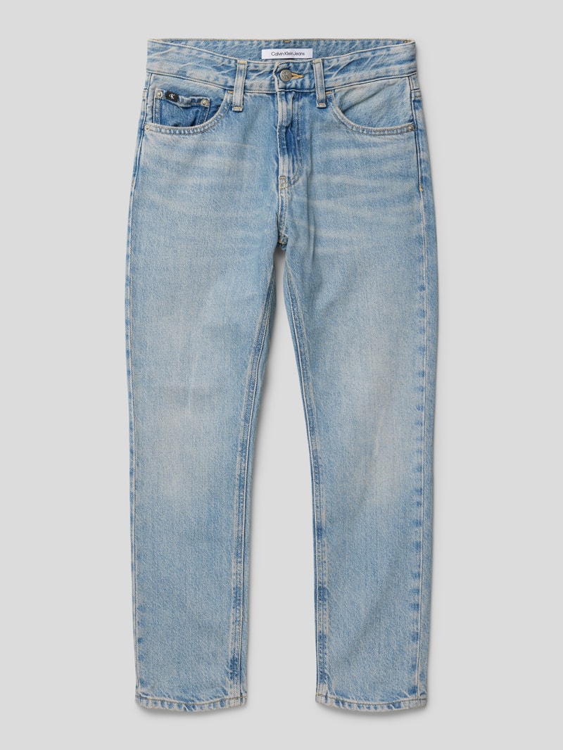 Straight Leg Jeans im 5-Pocket-Design Modell 'DAD' in hellblau