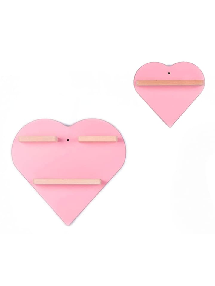 BOARTI Regal Holz Herz Kinder Toniebox Tonies Figuren in Rosa günstig kaufen onesize