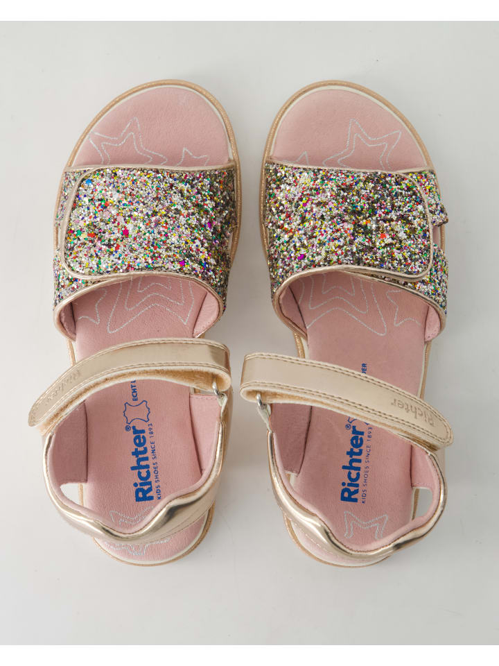 Richter Shoes Sandalen in Gold günstig kaufen