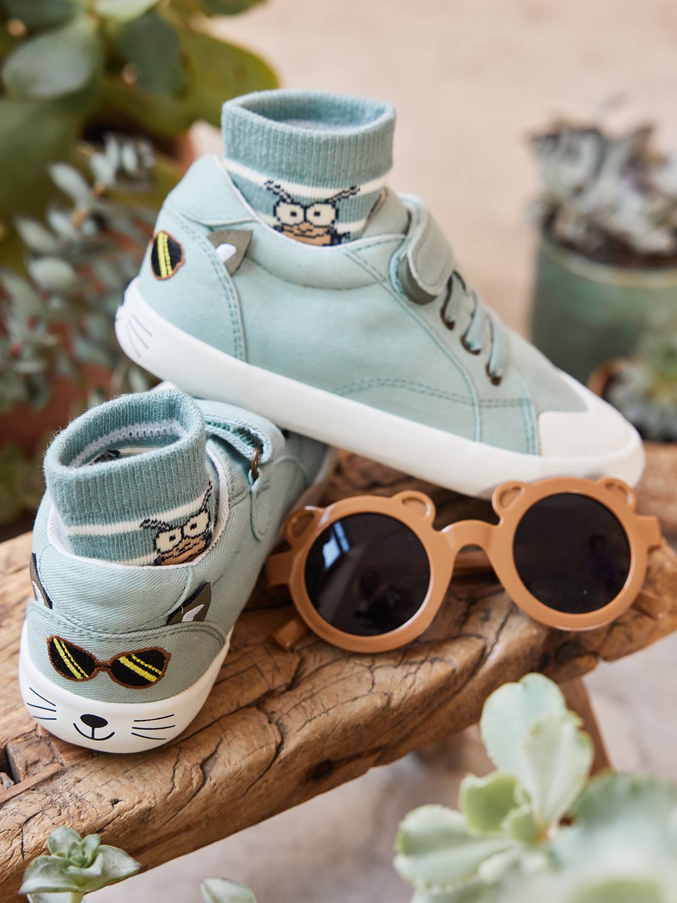 Lunettes ourson bébé caramel