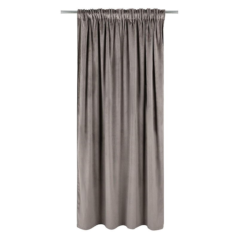 Home Gardin 140x220 cm velvet valnøtt brun