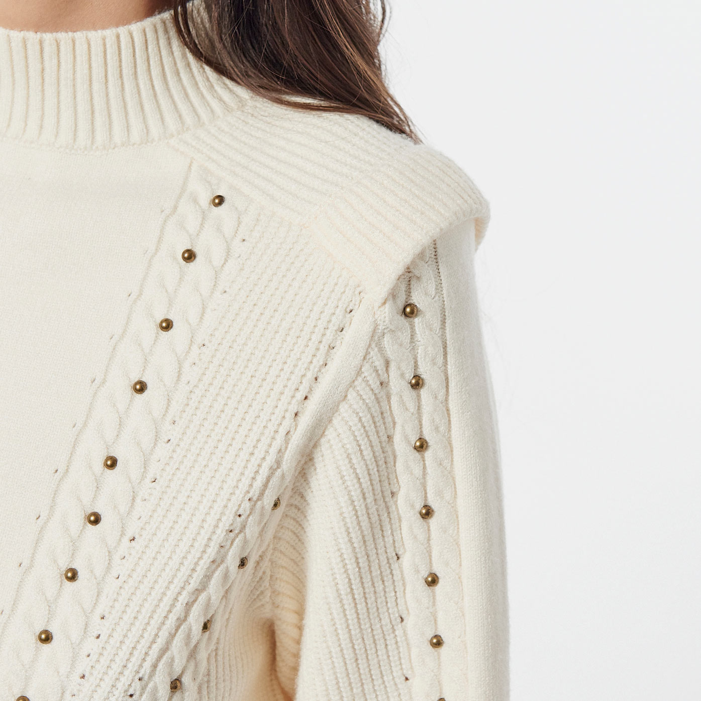 FORDI  Pull épais blanc Femme