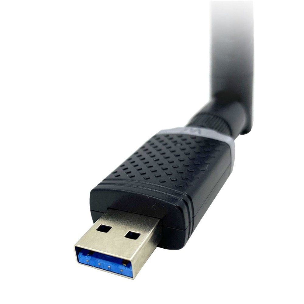 VU+ WLAN-Stick Dual-Band Wireless USB 3.0 WLAN Adapter 1300 Mbit/s