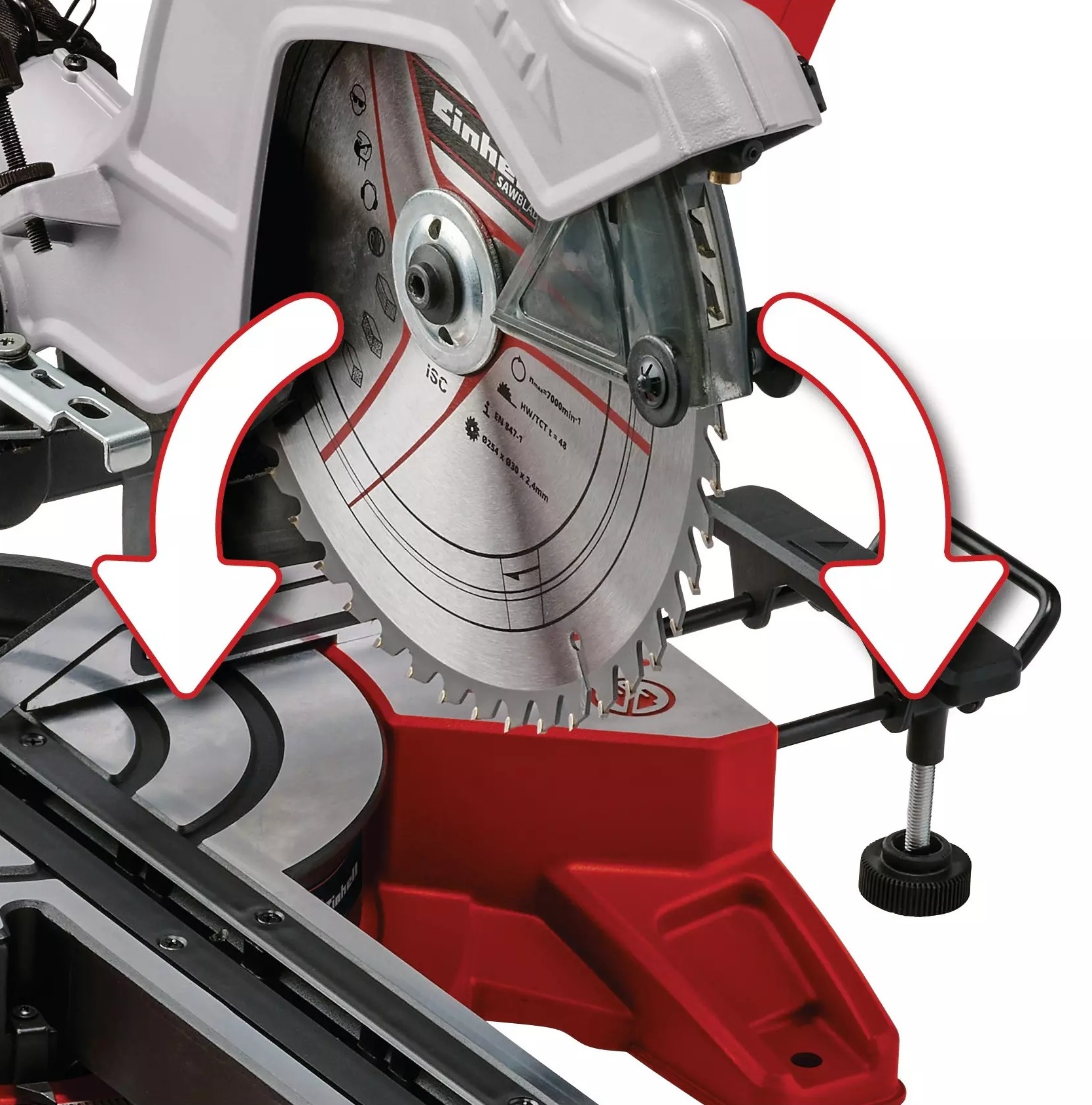 Einhell TE-SM 10 L dobbelt radial gjærsag 254 mm