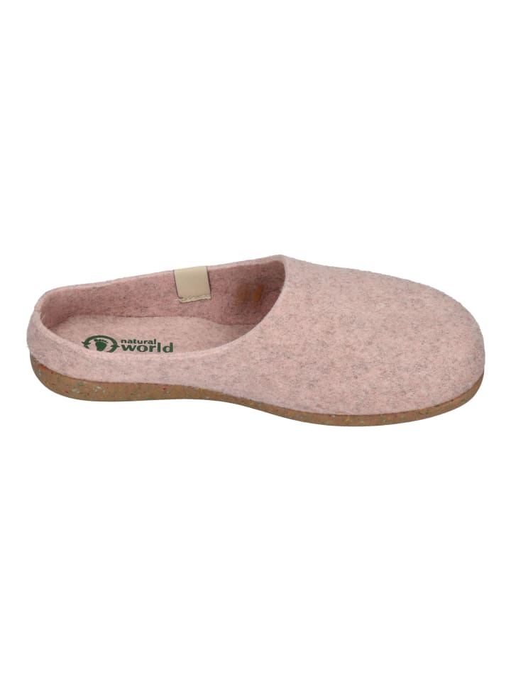 natural world Hausschuhe 8999  in rosa günstig kaufen